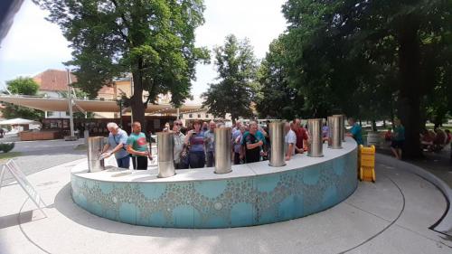 Fontana piva v Žalcu.
