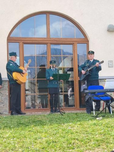 Ob zaključku slovesnosti je Trio Veteran zapel himno Goriških veteranov.